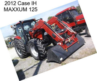 2012 Case IH MAXXUM 125