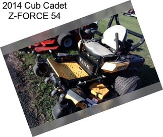 2014 Cub Cadet Z-FORCE 54