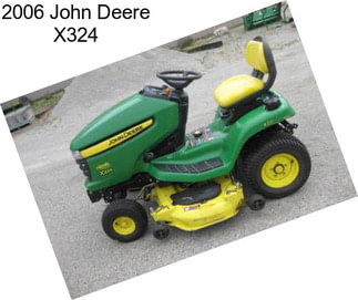 2006 John Deere X324