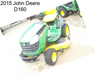 2015 John Deere D160