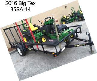 2016 Big Tex 35SA-14