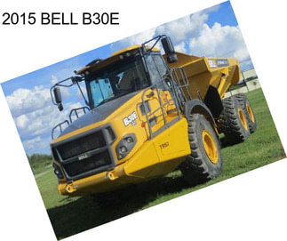 2015 BELL B30E