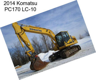 2014 Komatsu PC170 LC-10