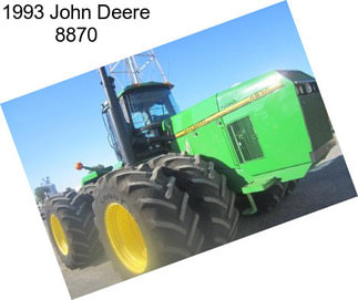 1993 John Deere 8870