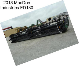 2018 MacDon Industries FD130