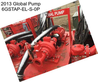 2013 Global Pump 6GSTAP-EL-S-0P