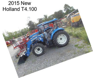 2015 New Holland T4.100