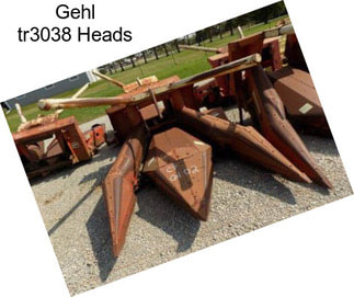 Gehl tr3038 Heads