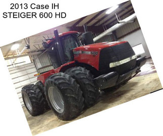 2013 Case IH STEIGER 600 HD