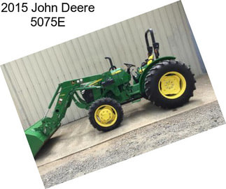 2015 John Deere 5075E