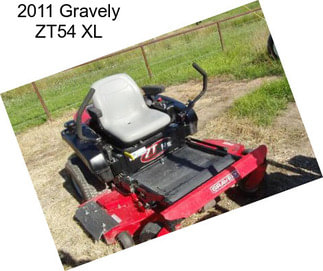 2011 Gravely ZT54 XL