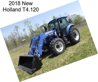 2018 New Holland T4.120