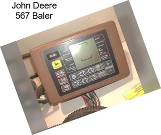 John Deere 567 Baler