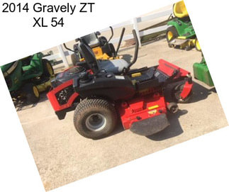 2014 Gravely ZT XL 54