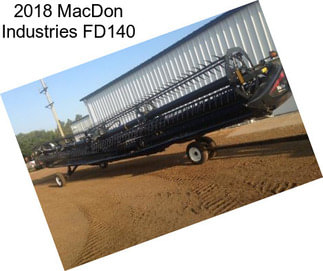 2018 MacDon Industries FD140