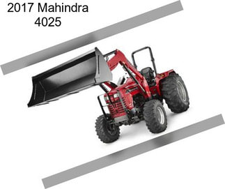 2017 Mahindra 4025