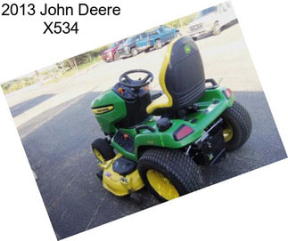 2013 John Deere X534