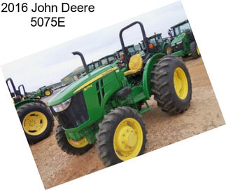 2016 John Deere 5075E