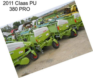 2011 Claas PU 380 PRO