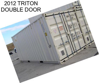 2012 TRITON DOUBLE DOOR