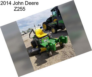 2014 John Deere Z255