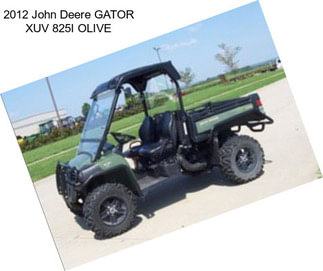 2012 John Deere GATOR XUV 825I OLIVE