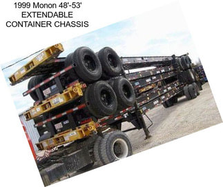 1999 Monon 48\'-53\' EXTENDABLE CONTAINER CHASSIS