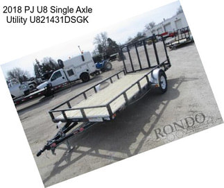 2018 PJ U8 Single Axle Utility U821431DSGK