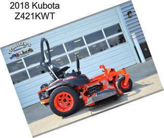 2018 Kubota Z421KWT