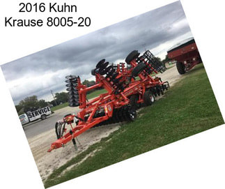 2016 Kuhn Krause 8005-20