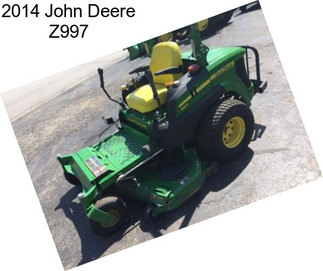 2014 John Deere Z997