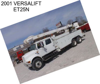 2001 VERSALIFT ET25N