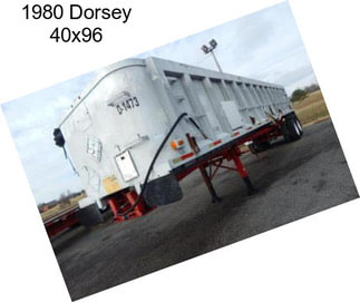 1980 Dorsey 40x96