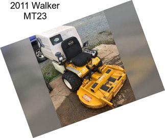 2011 Walker MT23