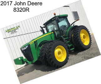 2017 John Deere 8320R