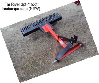 Tar River 3pt 4\' foot landscape rake (NEW)