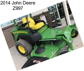 2014 John Deere Z997