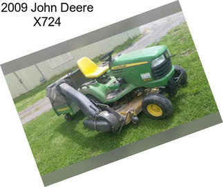 2009 John Deere X724