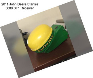 2011 John Deere Starfire 3000 SF1 Receiver