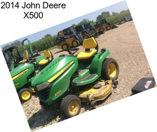 2014 John Deere X500