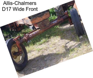 Allis-Chalmers D17 Wide Front
