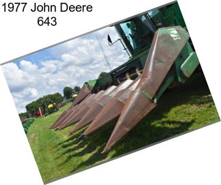 1977 John Deere 643