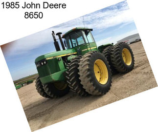 1985 John Deere 8650