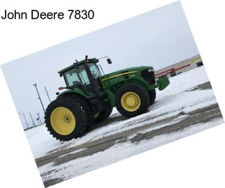 John Deere 7830