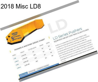 2018 Misc LD8