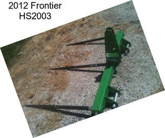 2012 Frontier HS2003