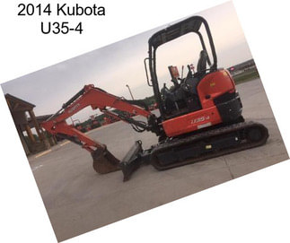 2014 Kubota U35-4