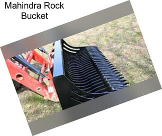 Mahindra Rock Bucket