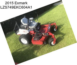 2015 Exmark LZS749EKC604A1