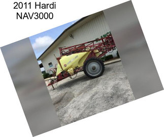 2011 Hardi NAV3000